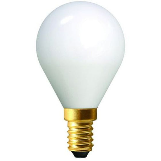 LED 4W E14 sphérique 400 lumen 2700K opaline