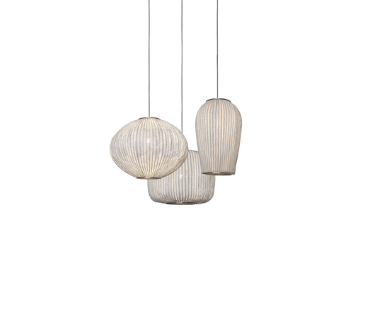 Coral Composition Small Suspensions Blanc