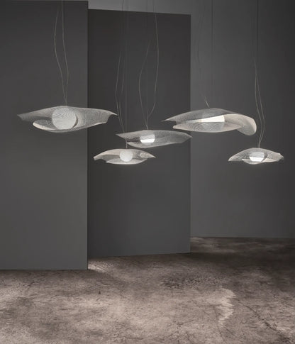 Mytilus Large Suspensions LED Blanc