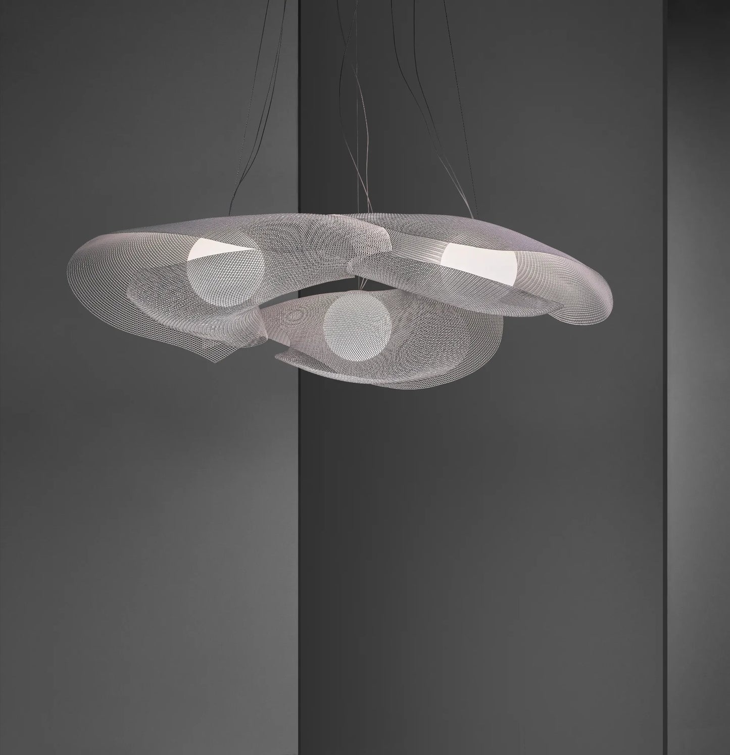 Mytilus Medium Suspensions LED Blanc