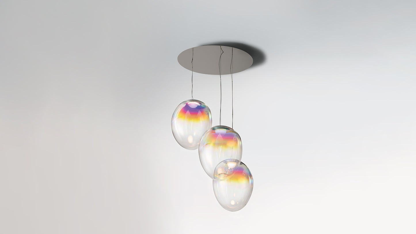 Stellar Nebula Medium Suspensions LED Transparent irisé