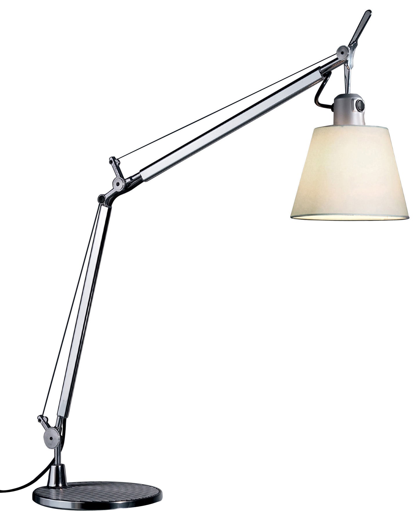 Tolomeo basculante Lampes de bureau diffuseur parchemin E27