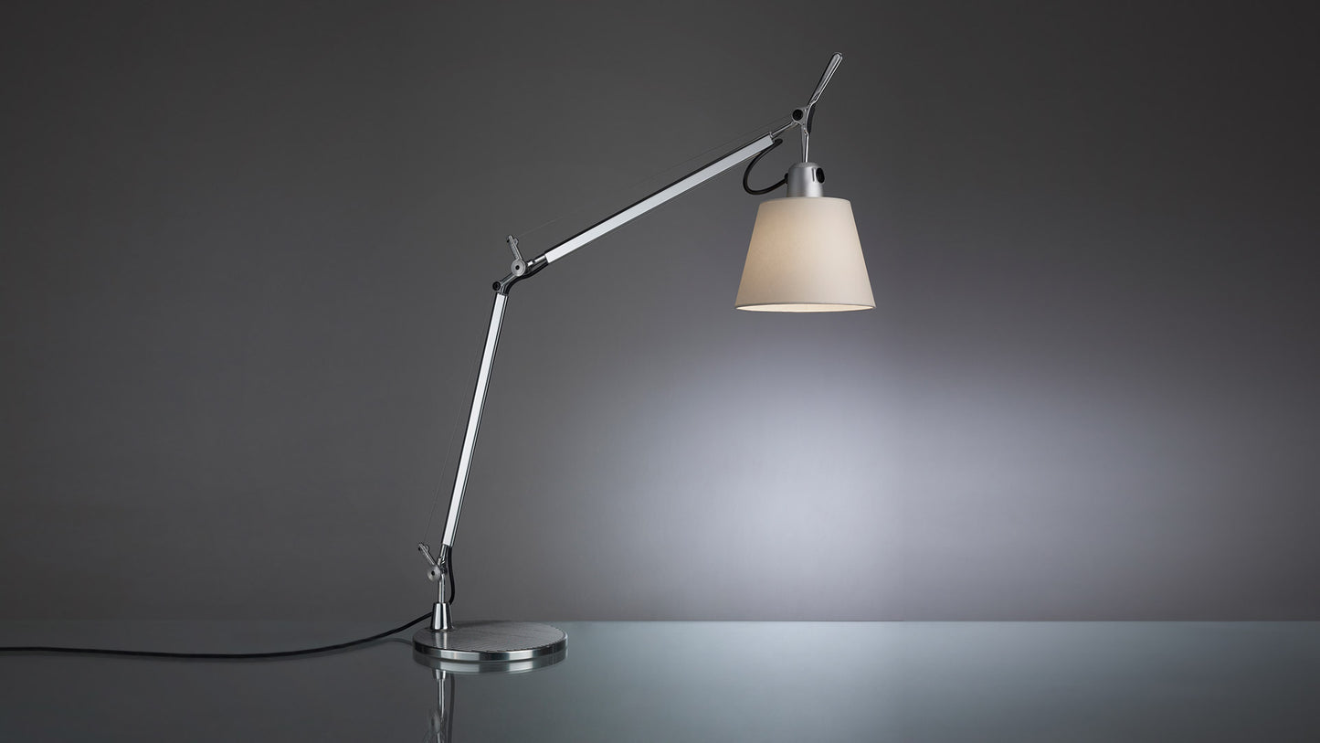 Tolomeo basculante Lampes de bureau diffuseur parchemin E27