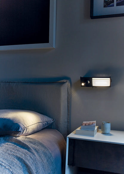 Biny bedside droite Appliques avec interrupteur LED