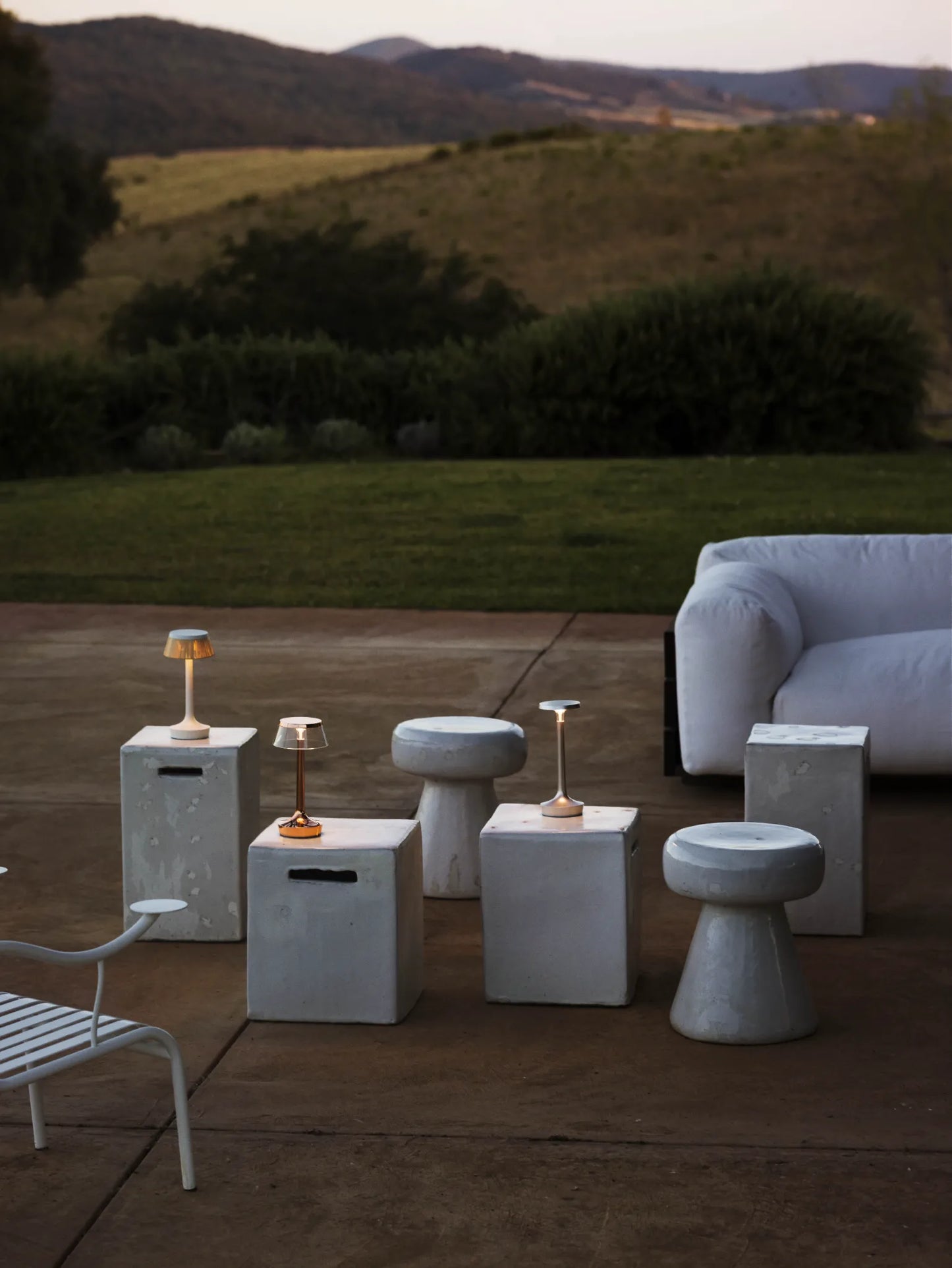 Bon Jour unplugged blanc Baladeuses et nomades LED