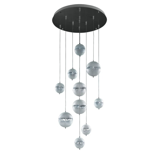 PostKrisi chandelier Suspensions multiples Blanc