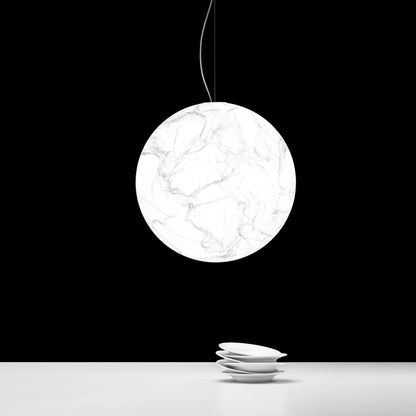 Moon Ø60cm Suspensions Blanc