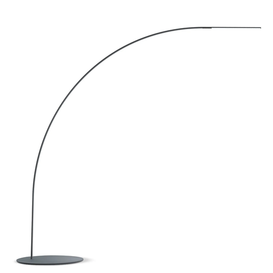 Yumi Lampadaires LED Noir