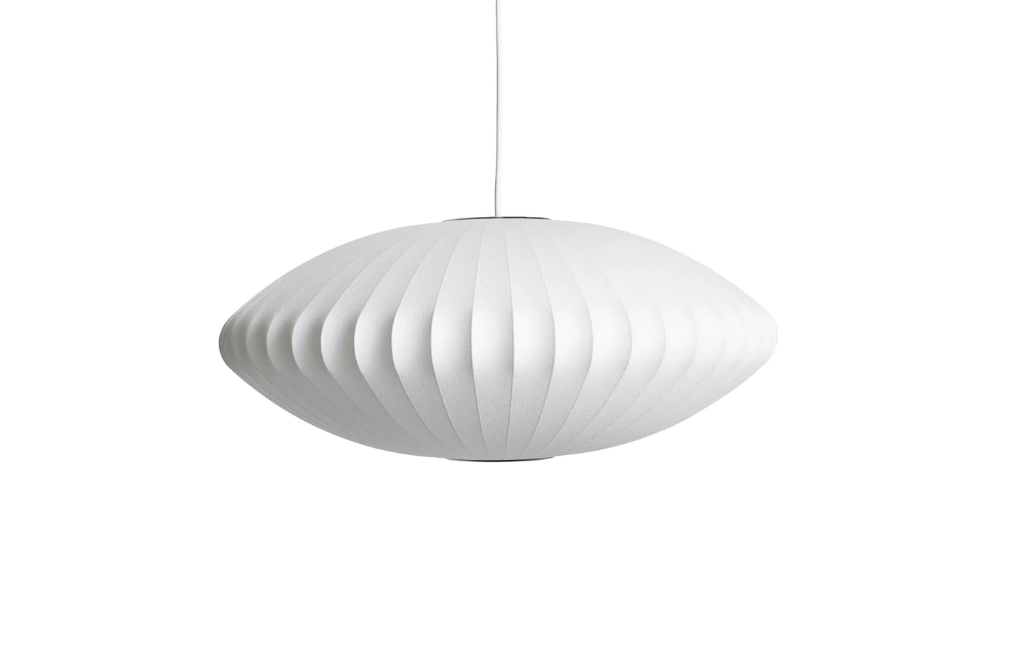 Nelson Saucer Bubble Pendant Large Suspensions Blanc cassé