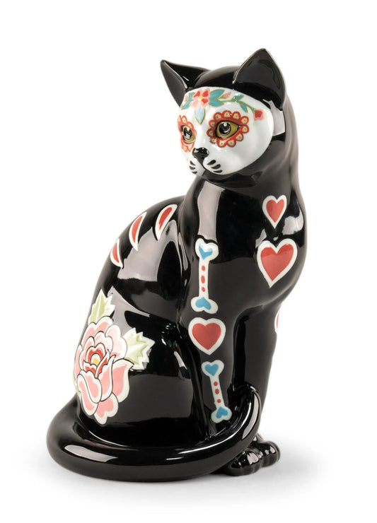 Catrina Cat Figurines Noir