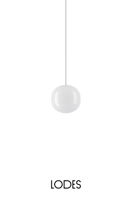 Volum Ø.14cm Suspensions Blanc brillant