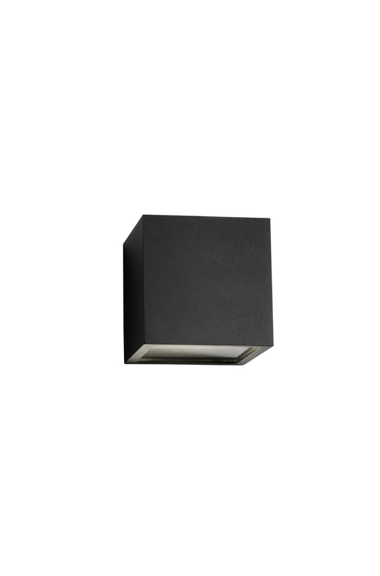 Cube Appliques Outdoor LED Noir