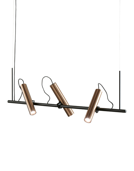 Spirit 100cm Suspensions LED Noir/Rose gold