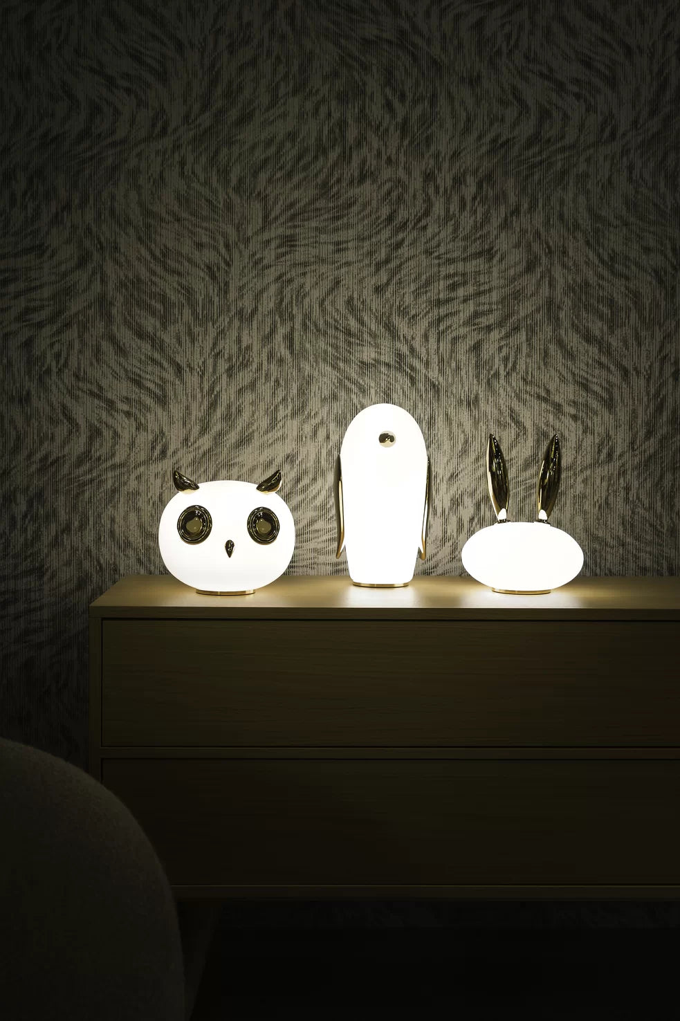 Pet Light Purr Lapin Lampes de table