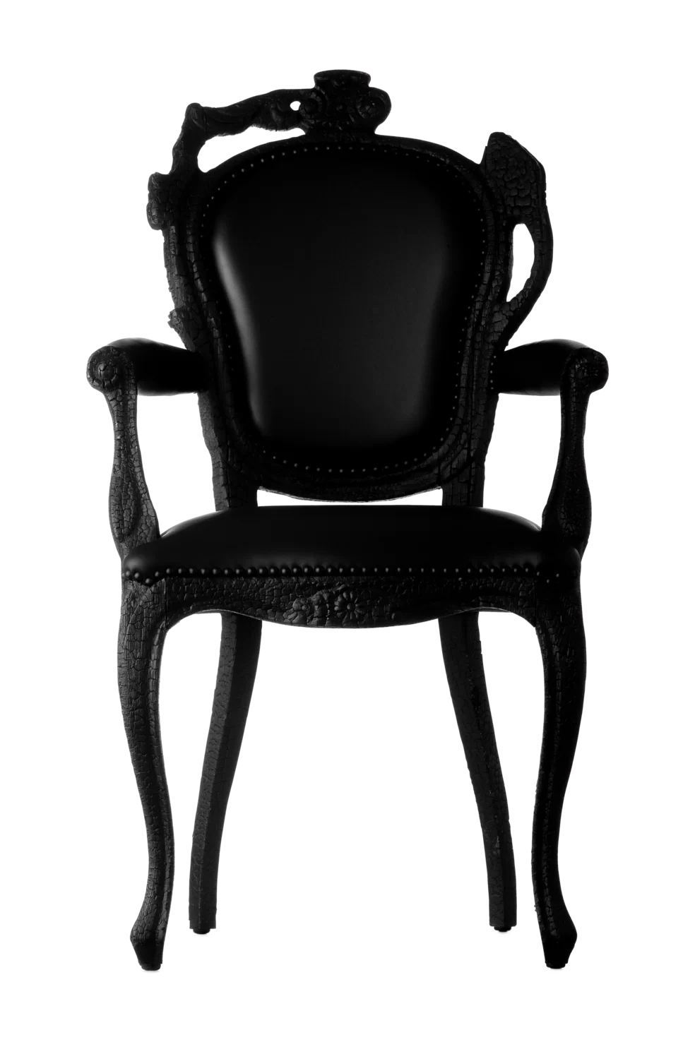 Chaise Smoke Avec Accoudoirs Noir