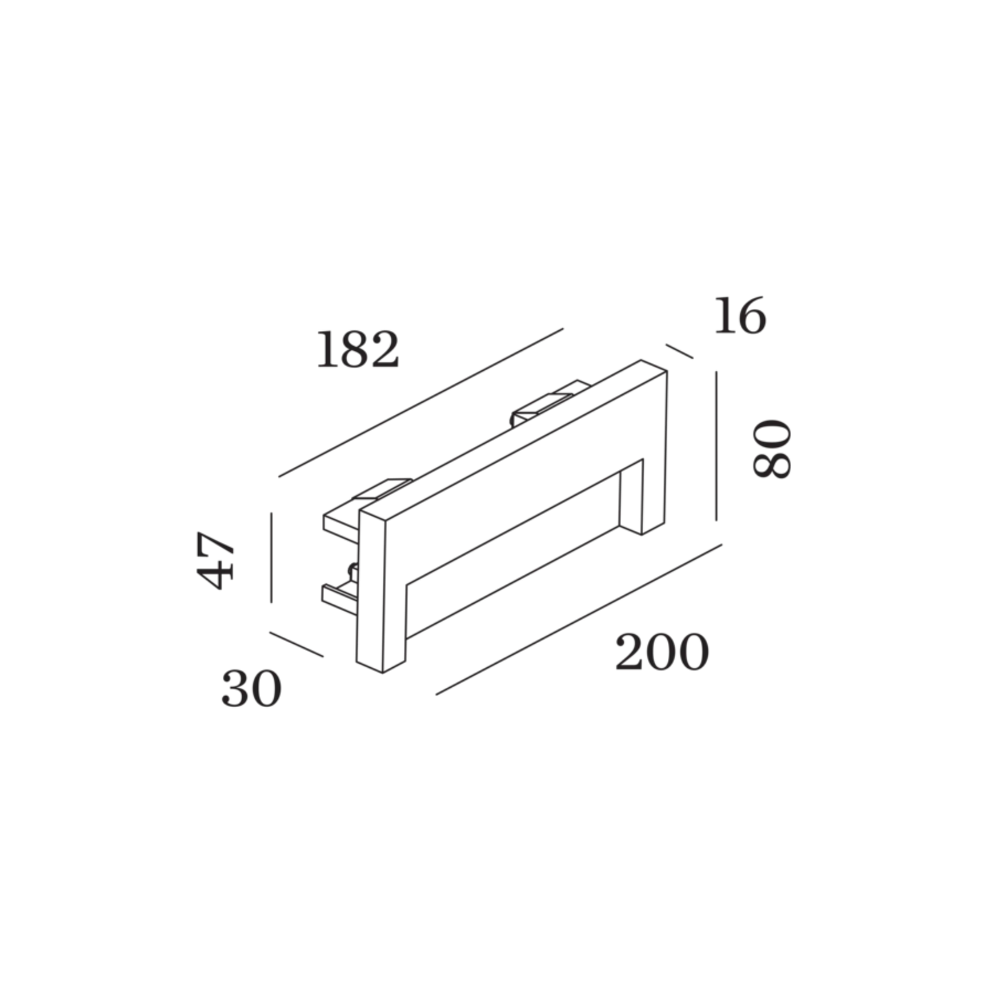 Reto Indoor 2.0 Encastré Appliques LED