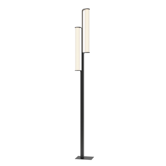 Class Double Lampadaires LED Noir