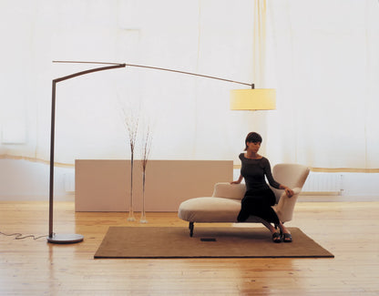 Balance Lampadaires arc 260cm Nickel mat