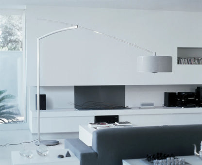 Balance Lampadaires arc 260cm Nickel mat