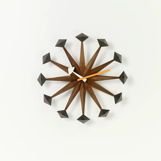 Horloge Polygon Bois foncé