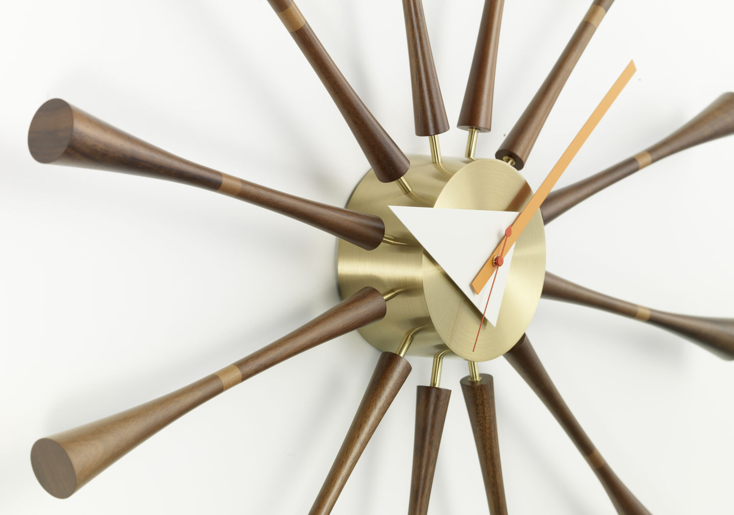 Horloge Spindle Bois foncé