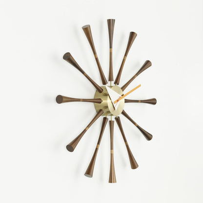 Horloge Spindle Bois foncé