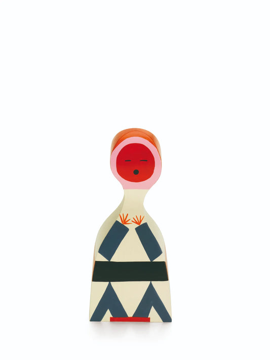 Wooden Doll No.18 Multicolore