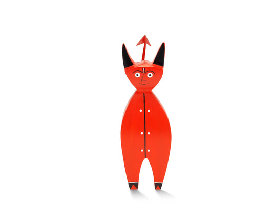 Wooden Doll Little Devil Rouge