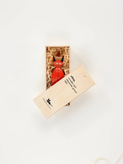 Wooden Doll Little Devil Rouge