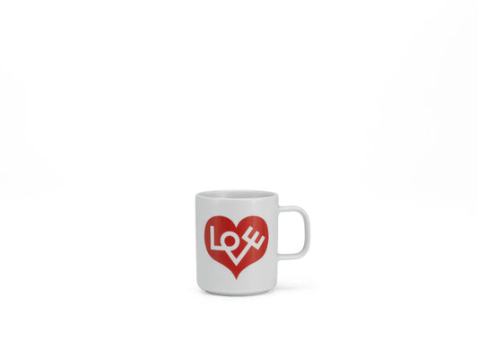 Mug Love Heart Crimson Rouge