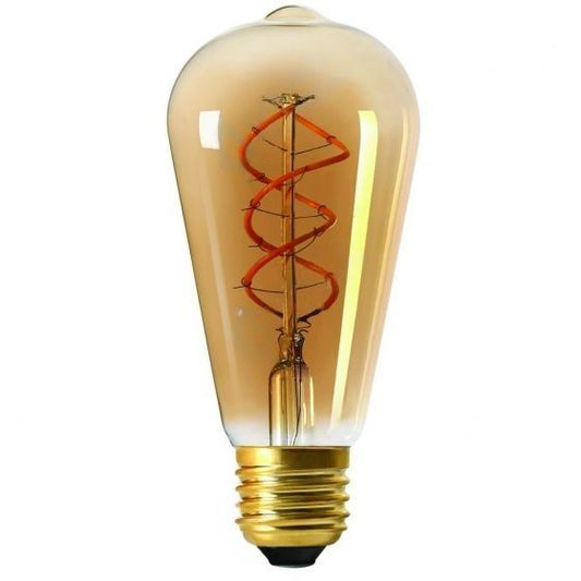 Edison filament ambré LED 4W E27 200 lumen 2000K E27