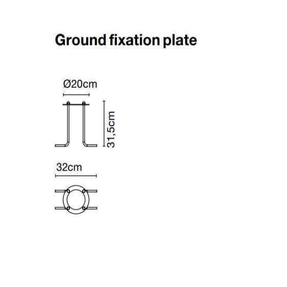 Base de fixation pour Ginger 60/298