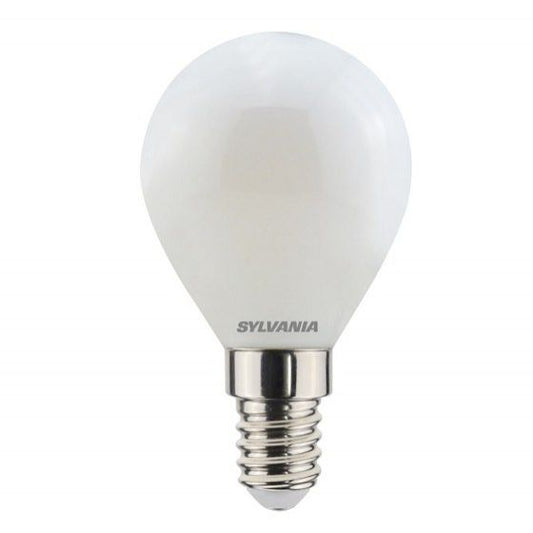 LED 4.5W E14 sphérique 470 lumen 2700K satinée